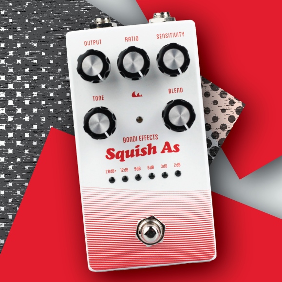 Squish your tone with @bondieffects compressor: Squish As!  High end, flexible, studio grade compression that fits on your pedal board 🤯 

#bondieffects #squishas #compressor#thesoundparcel