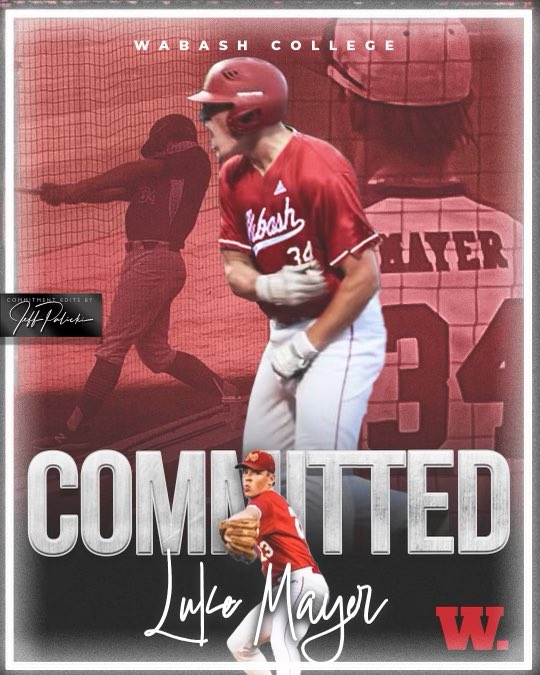 I am excited to announce that I will be continuing my academic and athletic career at Wabash College. I would like to thank my coaches, trainers, family, and friends for helping me along my journey. I would also like to thank Coach Martin for the opportunity. Go Little Giants!