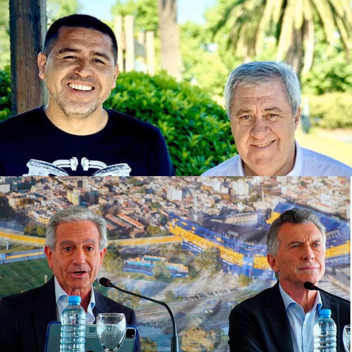 la12tuittera's tweet photo. 🚨OFICIAL: FÓRMULAS DEFINIDAS para las #EleccionesEnBoca: 

🗳️Oficialismo: Juan Román Riquelme - Presidente | Jorge Amor Ameal - Vicepresidente.

🗳️Oposición: Andrés Ibarra - Presidente | Mauricio Macri - Vicepresidente. https://t.co/G4cuF7E9GG