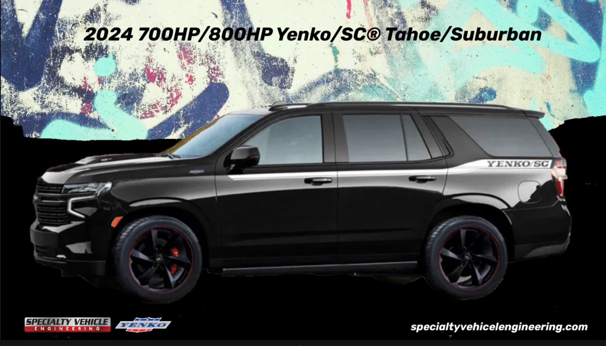 Ride in style in a 2024 700HP or 800HP Yenko/SC® Tahoe &Suburban! Hi-def brochures now ready to download from our website - link in profile! 

#tahoe #yenko #specialtyvehicleengineering #sportssuv #hamburgersuperchargers #collectible #gm #chevy #sportsuv #tuesdaymotivation