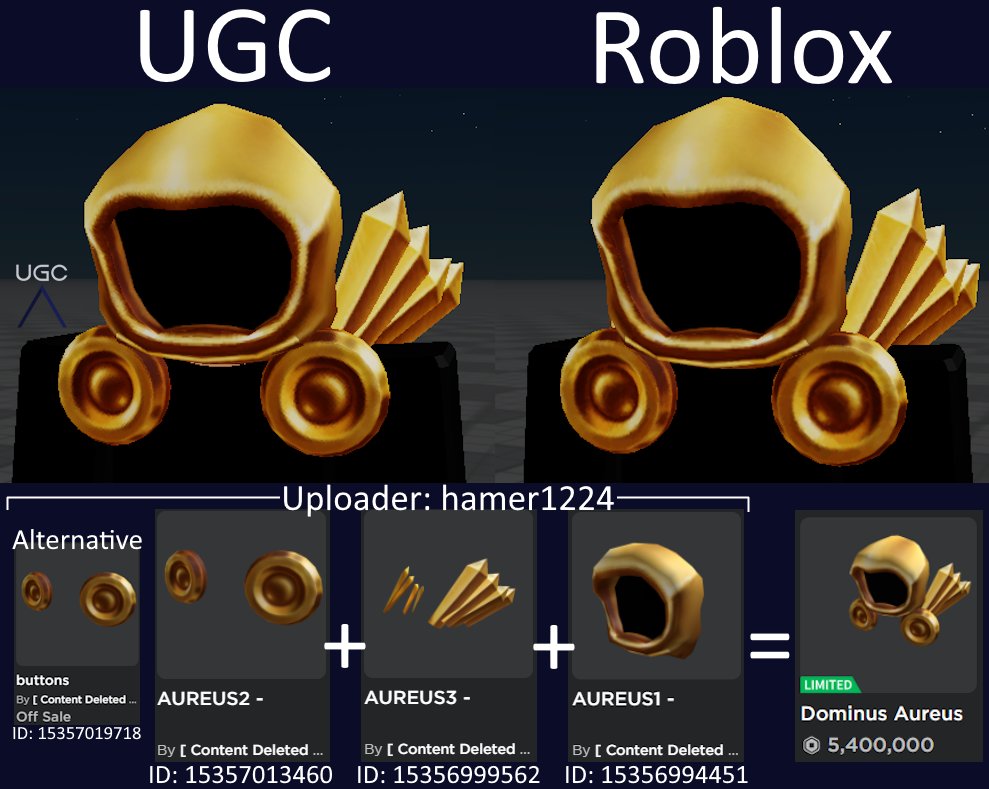 Dominus Aureus  Roblox Limited Item - Rolimon's