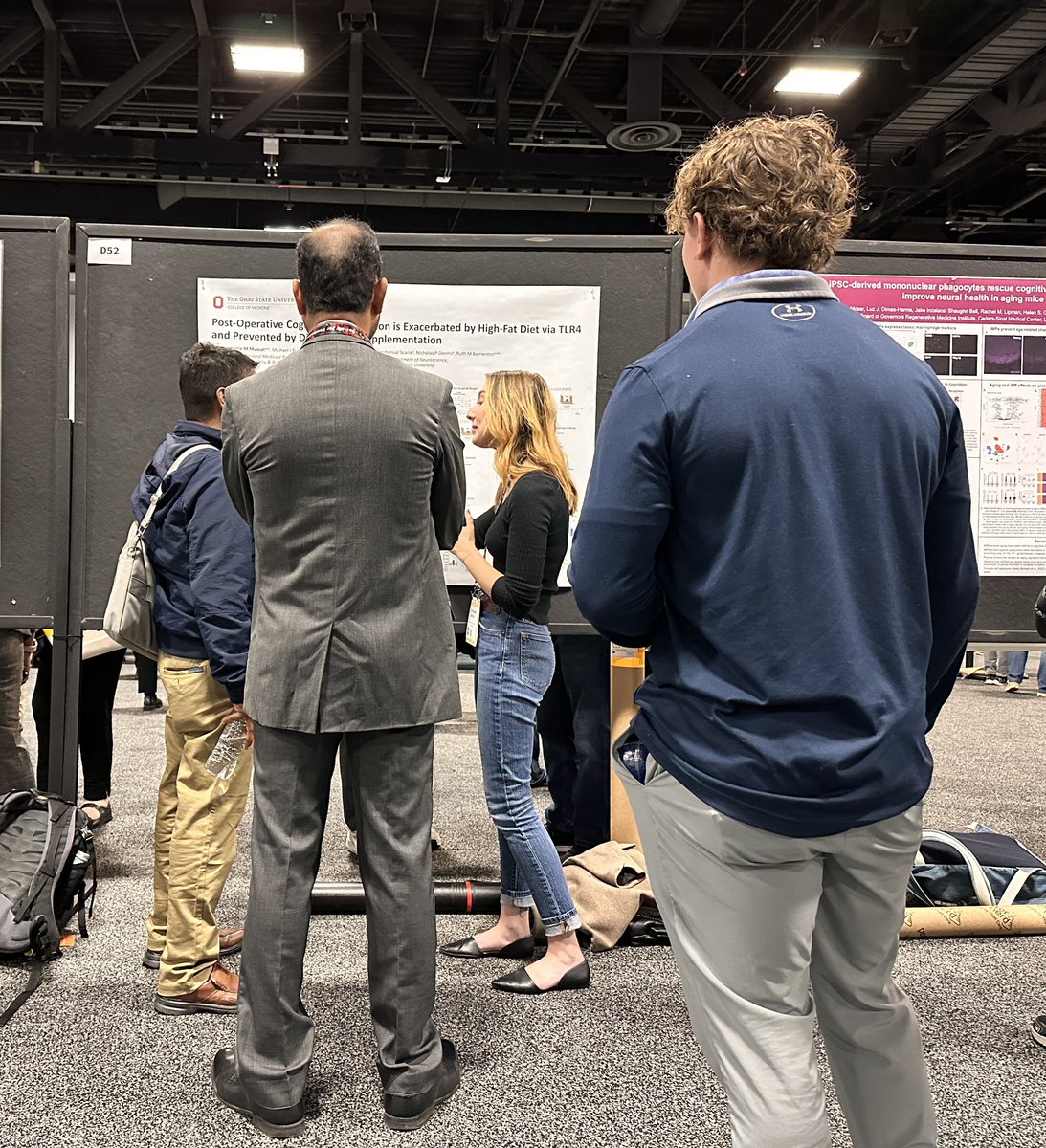 Ruth M. Barrientos (@rbarrientoslab) on Twitter photo So proud and grateful to my lab for killing it at their posters <a href="/SfNtweets/">Society for Neuroscience (SfN)</a> this year! <a href="/michaelbutler91/">Michael Butler, PhD</a> <a href="/AlvarezBD1/">Bryan Alvarez</a> <a href="/mackey_alfonso/">Sabrina Mackey-Alfonso</a> @MuscatSteph So proud and grateful to my lab for killing it at their posters <a href="/SfNtweets/">Society for Neuroscience (SfN)</a> this year! <a href="/michaelbutler91/">Michael Butler, PhD</a> <a href="/AlvarezBD1/">Bryan Alvarez</a> <a href="/mackey_alfonso/">Sabrina Mackey-Alfonso</a> @MuscatSteph