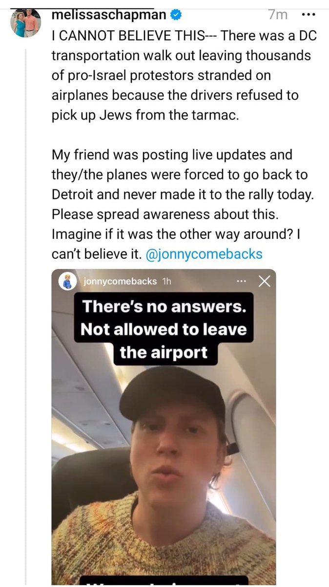 Appalling antisemitism as American Jews and allies fly in to DC to join the protest against antisemitism only to find the bus drivers refused to show up in protests of…wait for it, JEWS.

Every single one of the employees who refuses to drive buses because Jews were on it should