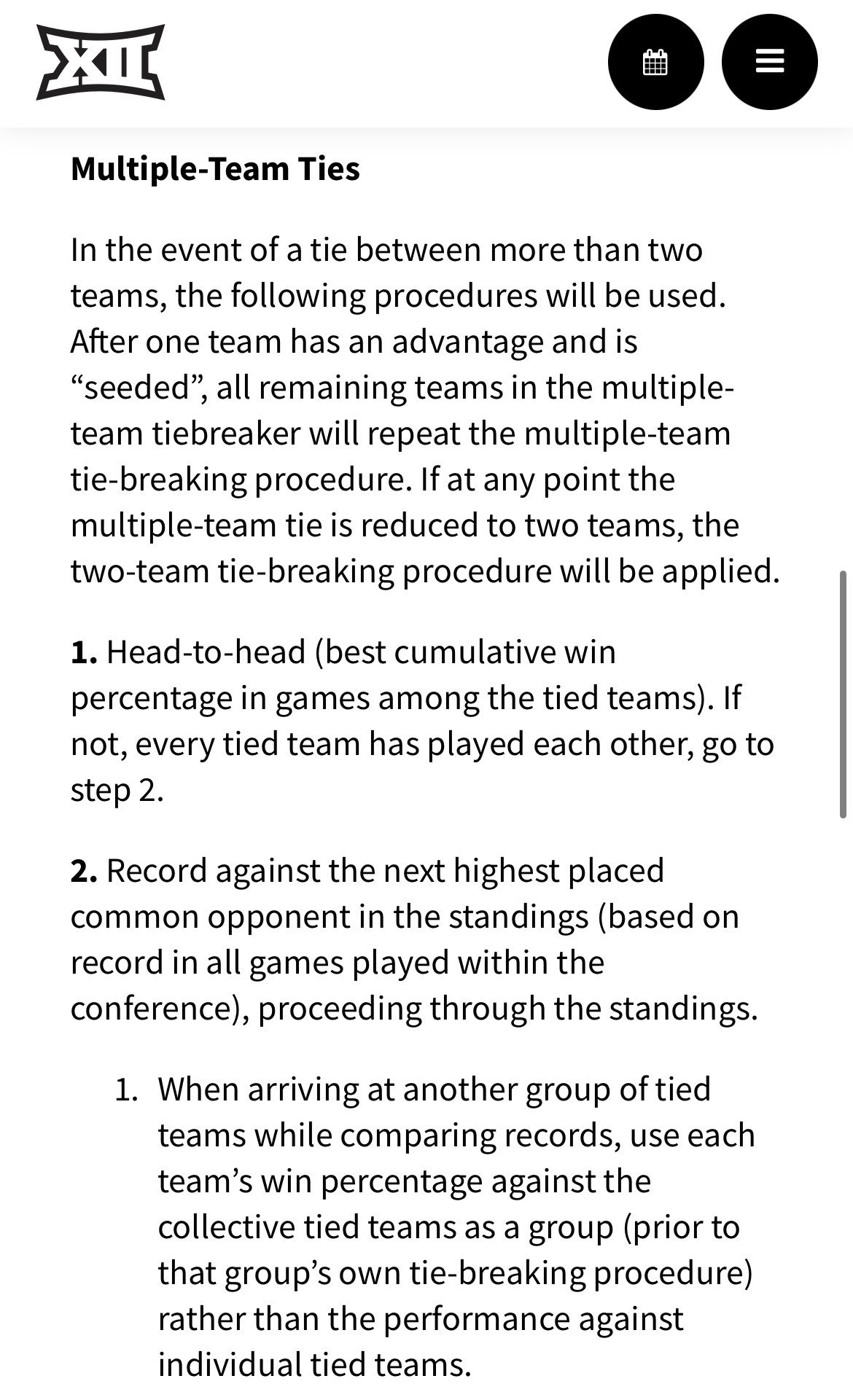 how to use Tie breaker/used tie breaker if necessary.. 