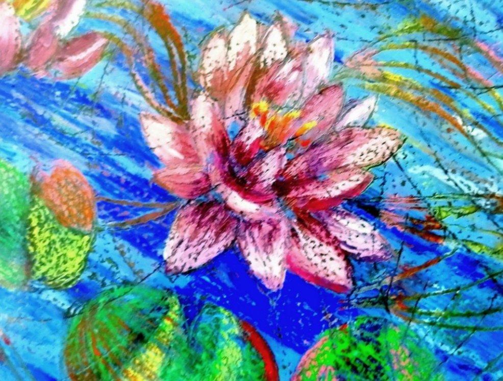 PishroFarnaz's tweet photo. Good night my dear fam
Check out my unique artwork "Nyluphar" in objkt.
I created it by oilpastel in two layers.
1 /1 Edition
15 XTZ 
https://t.co/Xl1vbiLaHV
#nftcommunity #nftunique #nftartwork #nftart #nftfarnazpishro https://t.co/GZm7AF466r