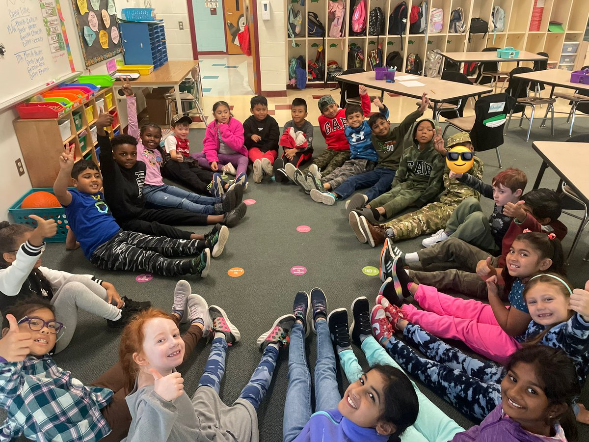We don’t hide from kindness! My students rocked their camouflage while starting our day with a compliment circle! #WorldKindnessWeek <a href="/CarpElem/">Carpenter Elementary</a>
