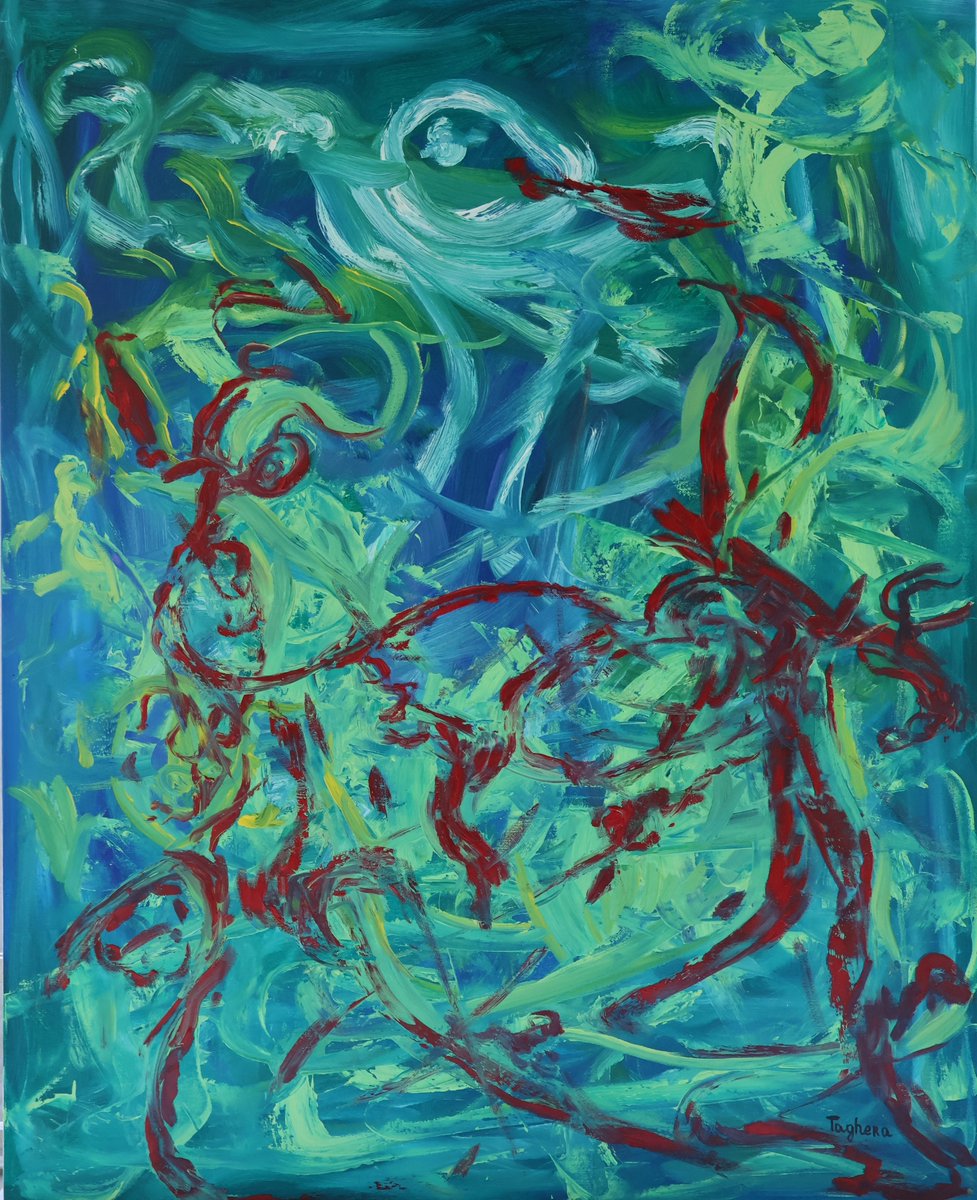 Taghera1's tweet photo. Anxiety
oil on canvas
100x80cm
2023
#Taghera #Art #paintingoftheday #New #ArtistOnTwitter #USA #Worlds2023 #Asia https://t.co/8SemVWCvQw