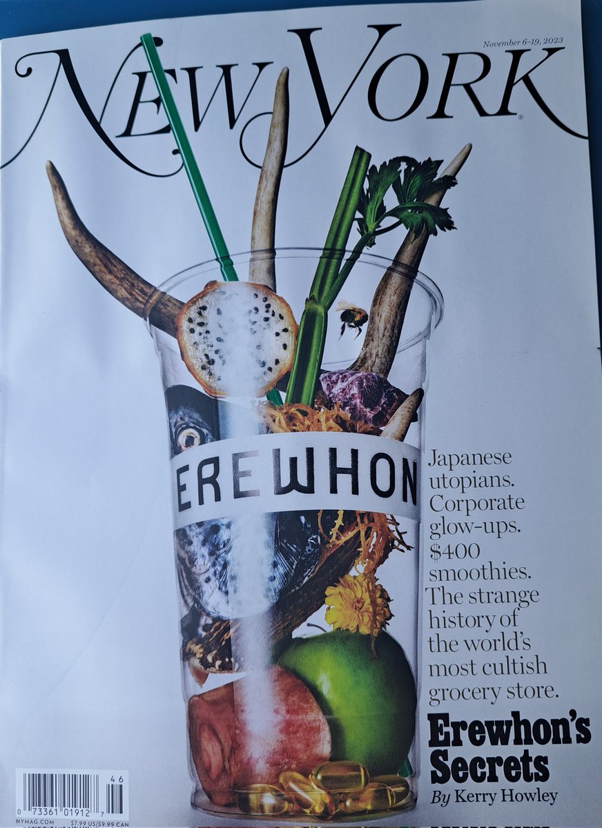 Tuesday pick! #NewYork #newyorkmagazine #Erewhon #erewhonsecrets
 #smoothies 
@LC_NEWSSTAND