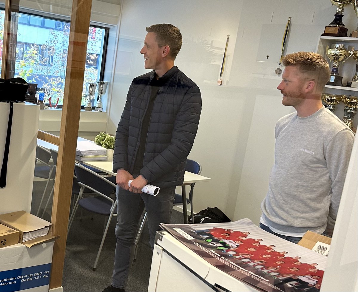 Fint besök på jobbet idag 👍