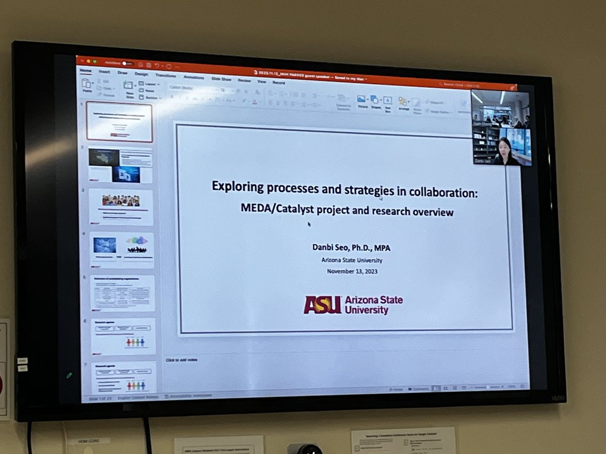 Yuan (Daniel) Cheng 程远 (@chengyuan87) on Twitter photo Thank you, Dr. Danbi Seo <a href="/seo_danbi/">Danbi Seo</a> <a href="/ASUCommunities/">ASU School of CR&D</a>, for joining our introductory doctoral seminar to share your research journey and reflections. Danbi is a alumna of our PhD program <a href="/HHHSchool/">Humphrey School</a> and does amazing research on the process and impact of collaboration! #HHHProud Thank you, Dr. Danbi Seo <a href="/seo_danbi/">Danbi Seo</a> <a href="/ASUCommunities/">ASU School of CR&D</a>, for joining our introductory doctoral seminar to share your research journey and reflections. Danbi is a alumna of our PhD program <a href="/HHHSchool/">Humphrey School</a> and does amazing research on the process and impact of collaboration! #HHHProud