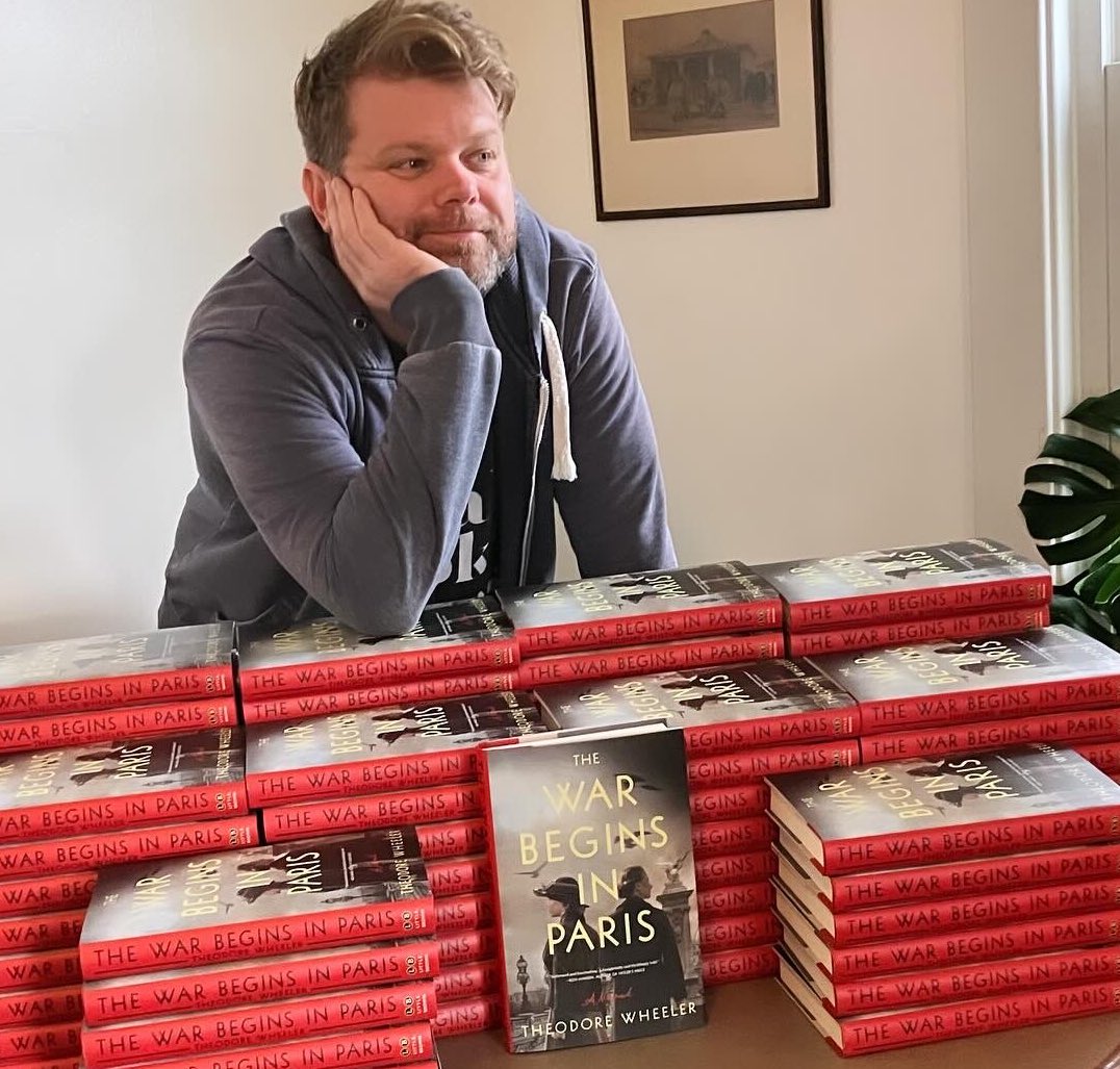Theodore Wheeler (@theodorewheeler) on Twitter photo Happy pub day for THE WAR BEGINS IN PARIS, out today from <a href="/littlebrown/">Little, Brown and Co</a>!!!
Many thanks to <a href="/vivianwmlee/">Vivian Lee</a> @imaginarysmd & the whole team!
Keep up the good fight.
bookshop.org/a/2374/9780316… Happy pub day for THE WAR BEGINS IN PARIS, out today from <a href="/littlebrown/">Little, Brown and Co</a>!!!
Many thanks to <a href="/vivianwmlee/">Vivian Lee</a> @imaginarysmd & the whole team!
Keep up the good fight.
bookshop.org/a/2374/9780316…