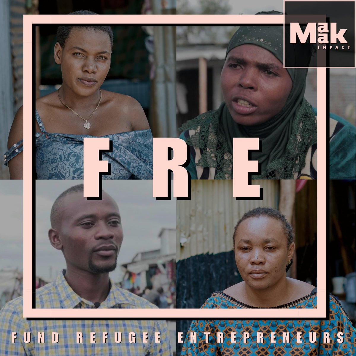 maakimpact's tweet photo. Now launching our initiative to Fund Refugee Entrepreneurs. To FRE (“free”) refugees from poverty, it takes an investment in human equity.  We invite you to join us in our campaign by liking, sharing, and reposting our content to #frekakuma from poverty. https://t.co/rBdbeWW994