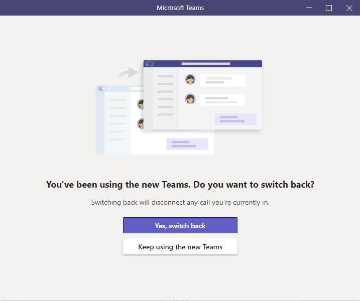 MS Teams is like a partner with low self-esteem. "Do you really want to stay with me? We can go back to just being friends."