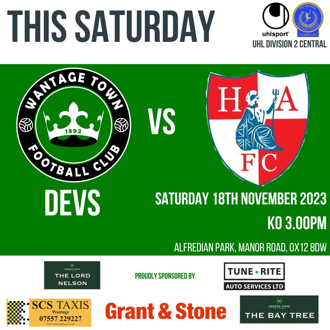 Wantage Town FC Development (@wantagetowndevs) on Twitter photo This weekend the Devs are back in action and facing Headington Amateurs at home after a week off!
<a href="/WantageTownFC/">Wantage Town FC</a> <a href="/HamateursFC/">Headington Amateurs</a> This weekend the Devs are back in action and facing Headington Amateurs at home after a week off!
<a href="/WantageTownFC/">Wantage Town FC</a> <a href="/HamateursFC/">Headington Amateurs</a>