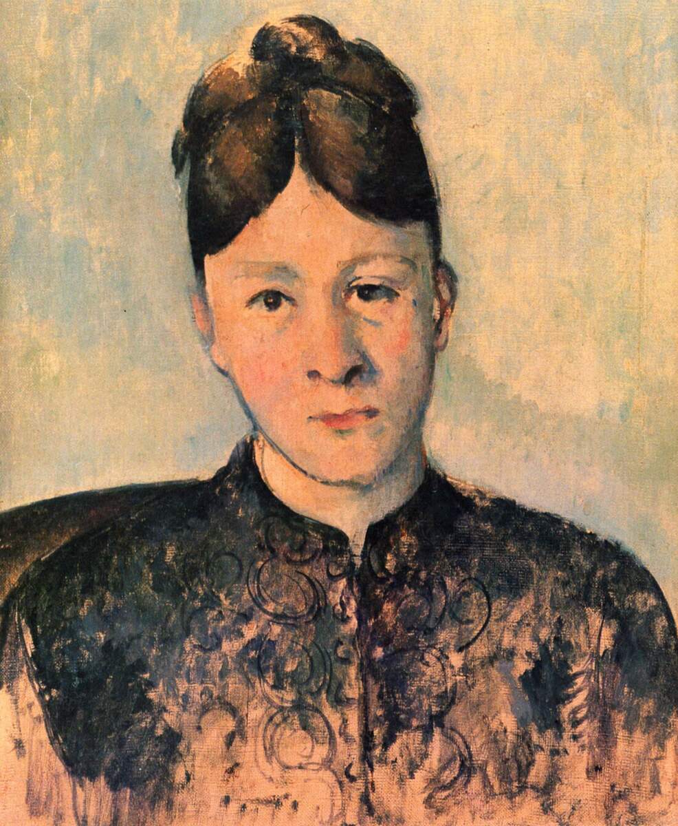 cezanneart's tweet photo. Portrait of Madame Cezanne, 1885 https://t.co/9NF2mww59q https://t.co/SjlPHU5NaF