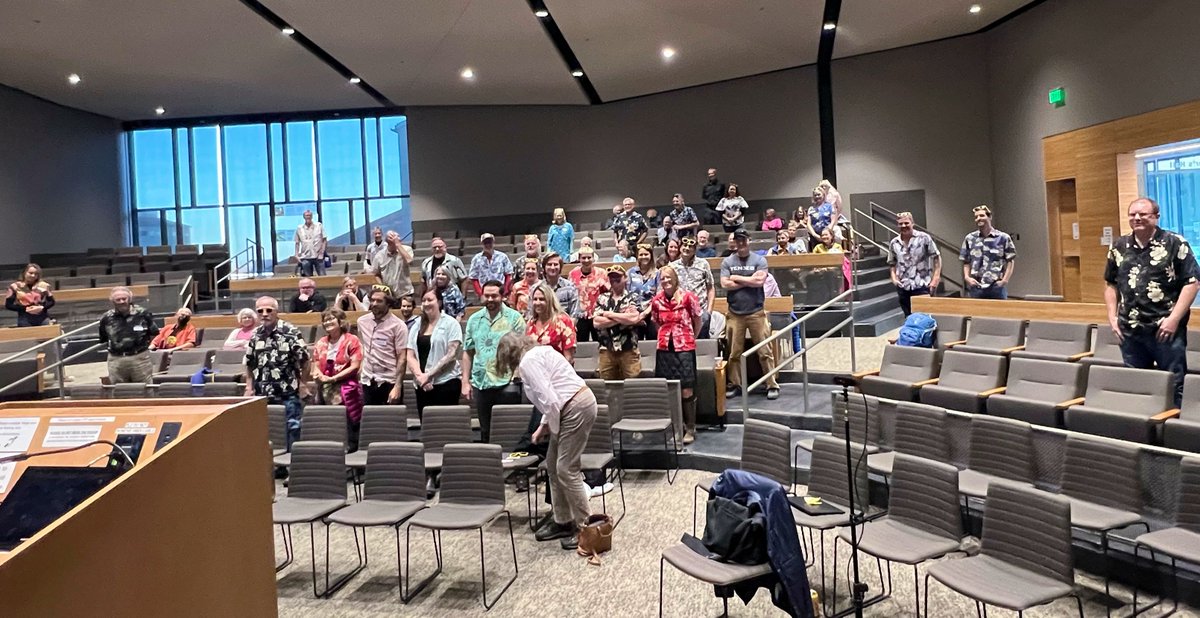Thanks to all who helped celebrate the life &amp; science legacy of MARK WILLIAMS last week. Turnout was great, both in person and online.  Many attendees wore Hawaiian shirts in tribute!

The celebration: buff.ly/3s85Czv
Mark's obituary <a href="/cugeography/">Department of Geography, CU Boulder</a>:  buff.ly/47btRMo