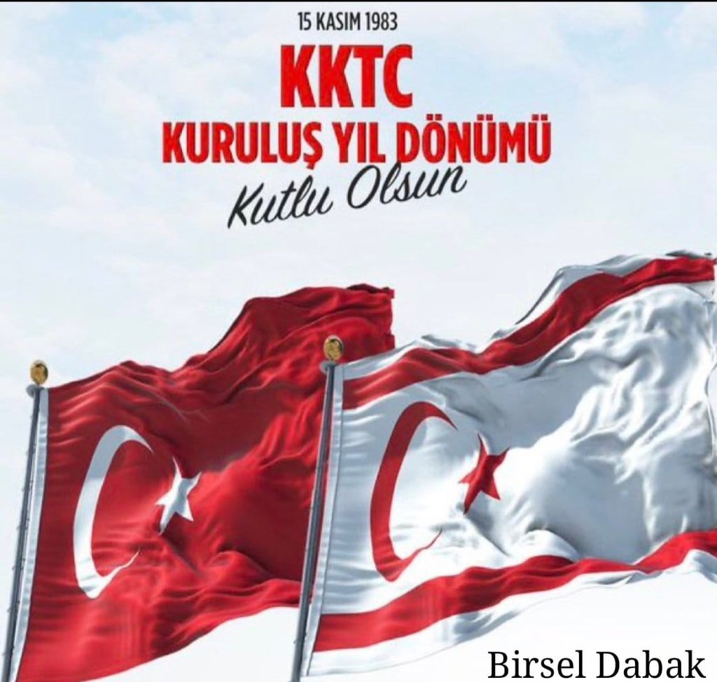 Kuzey Kıbrıs Türk Cumhuriyetimizin 40. kuruluş yıl dönümünü kutluyor; şanlı tarihimizde istikbal ve istiklalimiz için mücadele vermiş tüm aziz şehit ve gazilerimizi şükranla, rahmetle ve saygıyla yâd ediyorum.
<a href="/RTErdogan/">Recep Tayyip Erdoğan</a> 
<a href="/AdemAldemir33/">Adem Aldemir🇹🇷</a> 
<a href="/bekirselvi61/">Bekir Selvi 🇹🇷</a>
