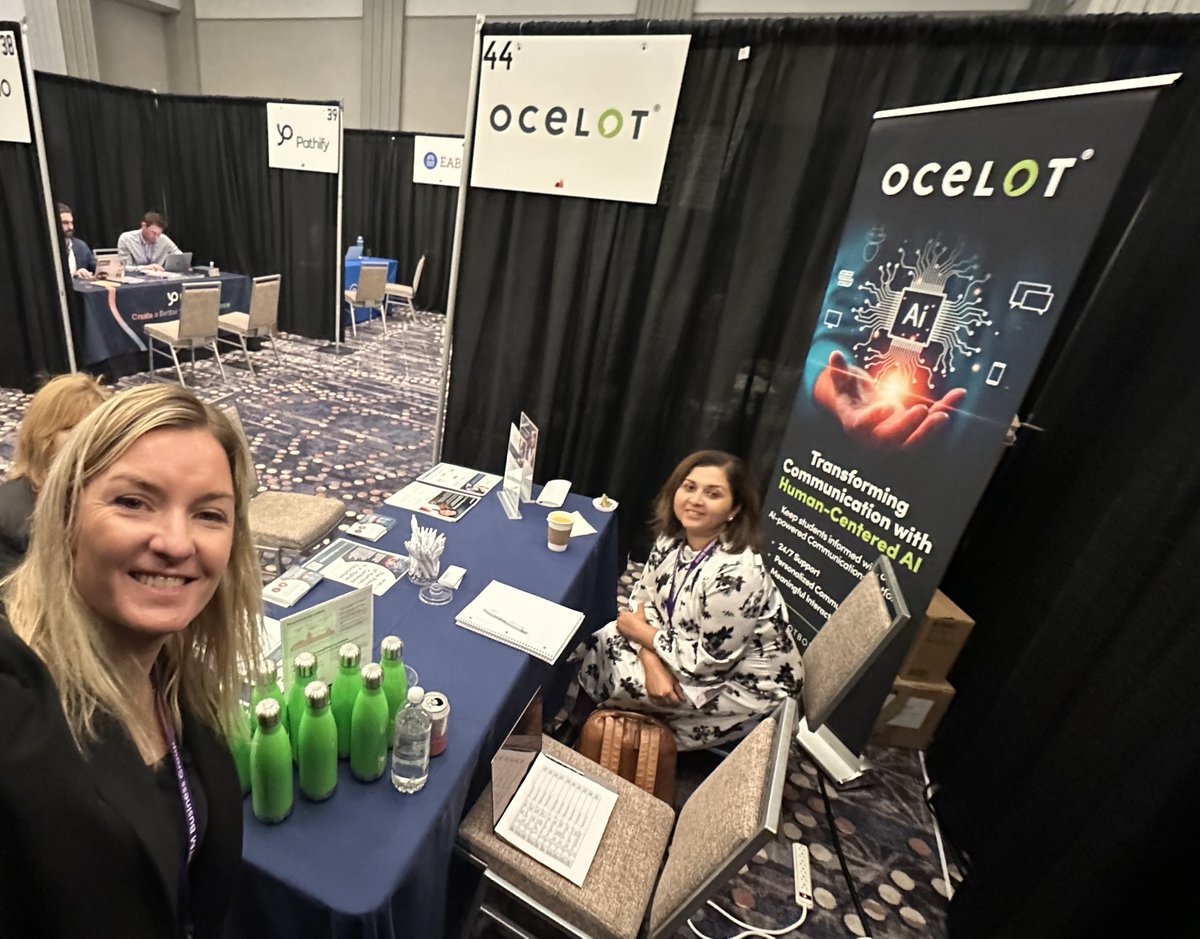 ocelotone1's tweet image. We had a great time meeting with you this week at the RTM CIO Congress! 🌟 

A massive thank you to Jerid Counterman of Colorado State University Global who joined Kelley Bradder for our Revolutionizing Student Experiences with AI-Powered Communication Platform Session yesterday!