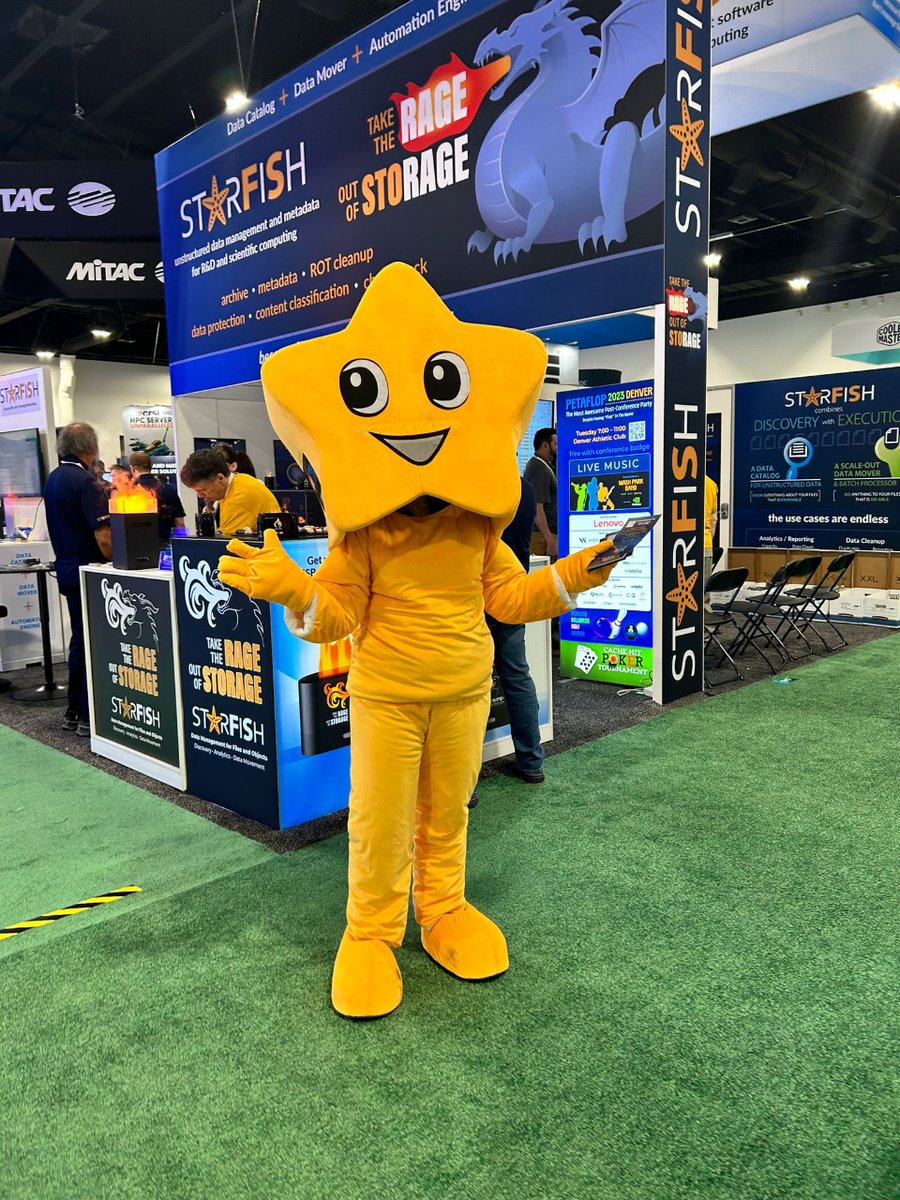 insideHPC's tweet photo. Check out some great exhibitions on the floor at #SC2023
@alcesflight
@BeeGFS
@LifeAtPurdue
#SC2023 #womaninHPC #alcesflight #starfish @beegfs #pardueuniversity #SDSC https://t.co/fq4Y1SGLV4