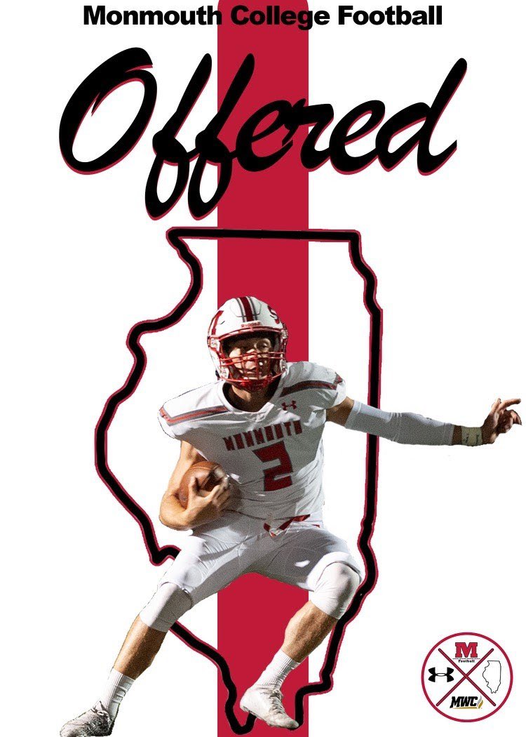 Thankful to receive my first offer from Monmouth College! Thank you <a href="/RollScotsFB/">Monmouth College Football</a> and <a href="/CoachN8Graham/">Nate Graham</a> for the opportunity!

<a href="/DeepDishFB/">DEEP DISH FOOTBALL</a> <a href="/PrepRedzoneIL/">Prep Redzone Illinois</a> <a href="/UnityFootball/">UnityFootball</a>