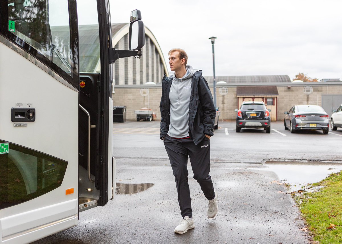 ColgateMBB's tweet photo. En route ⏩ 

#GoGate https://t.co/6tmD0FJjCA