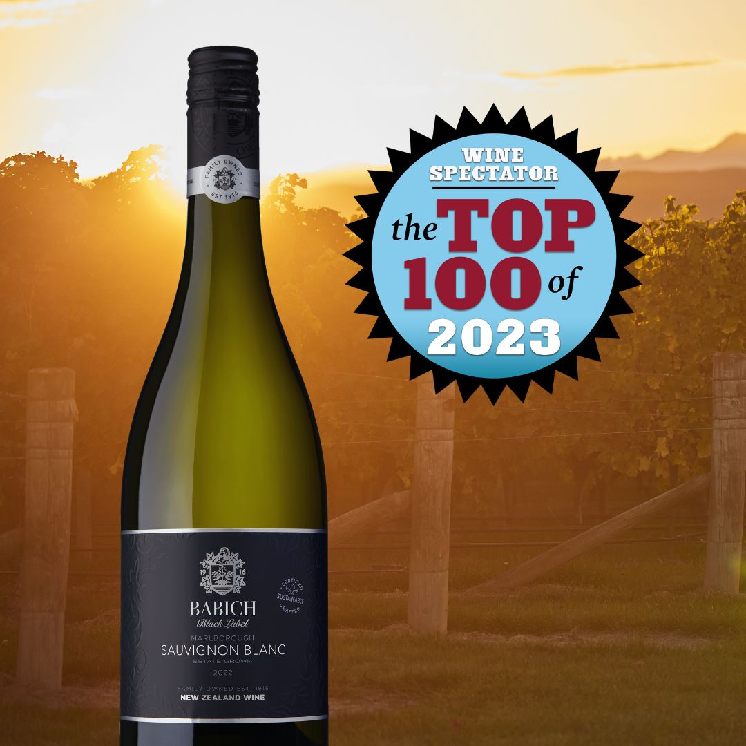 Thrilled to be named #21 in @WineSpectator annual #WSTop100 list for our 2022 Black Label Marlborough Sauvignon Blanc! View the full list: bit.ly/3g5zXbY