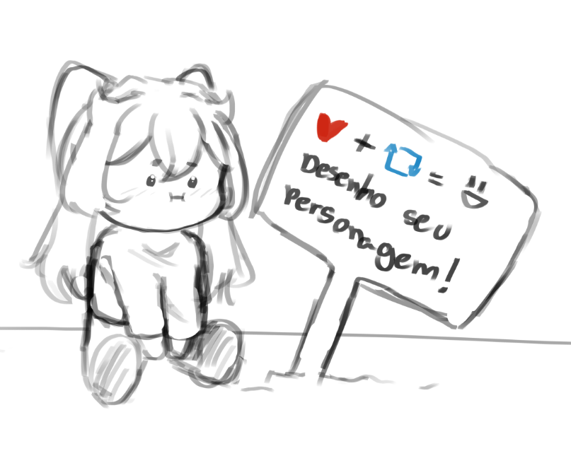 vou escolher uns ocs pra eu conseguir aquecer meu traço >:)