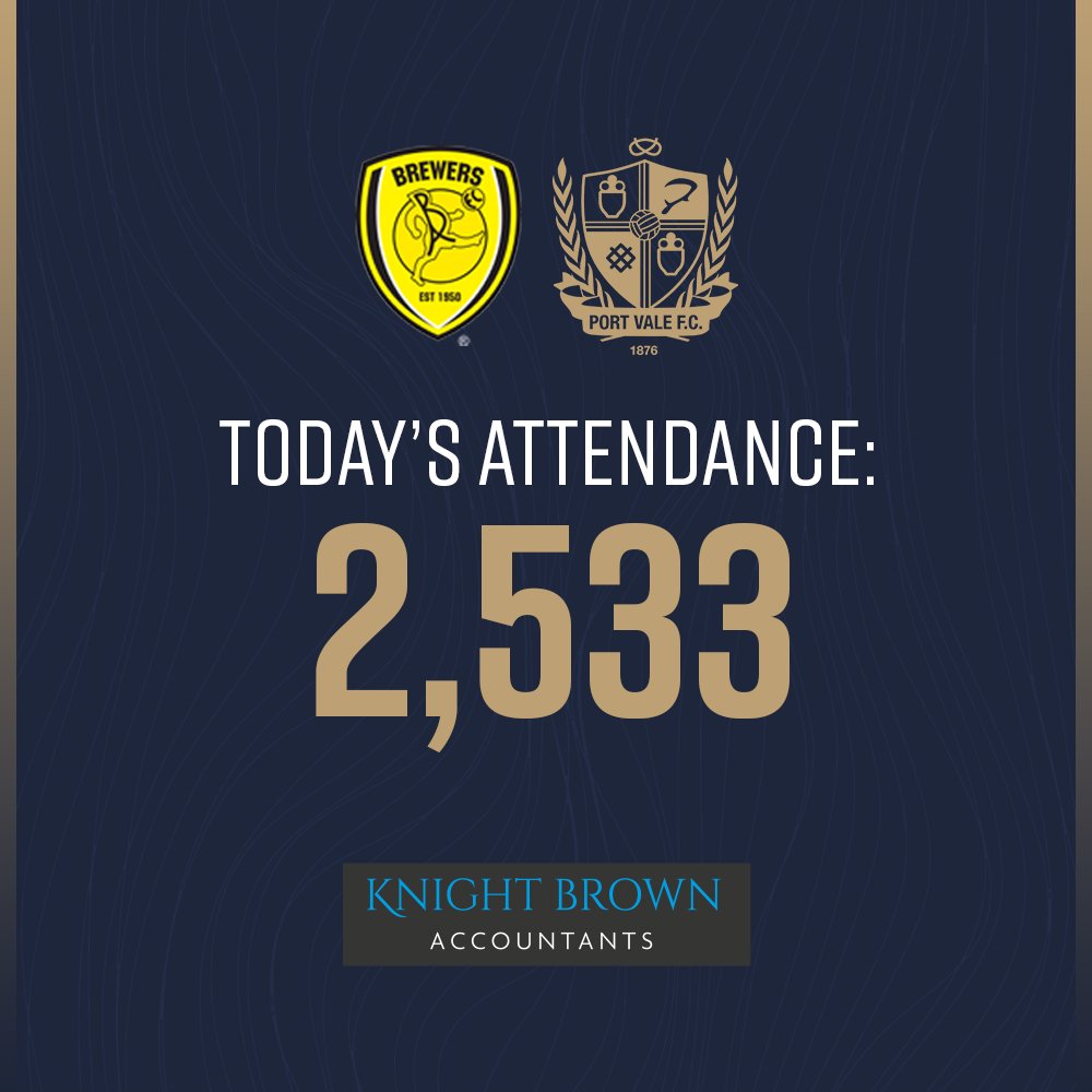 OfficialPVFC's tweet photo. This evening's attendance at the Pirelli Stadium is 2,533.

We haven't been given the exact number of away supporters, but we imagine that it's a high percentage of the overall attendance.

#PVFCLive | 0-2 https://t.co/HFA9jxXAkC