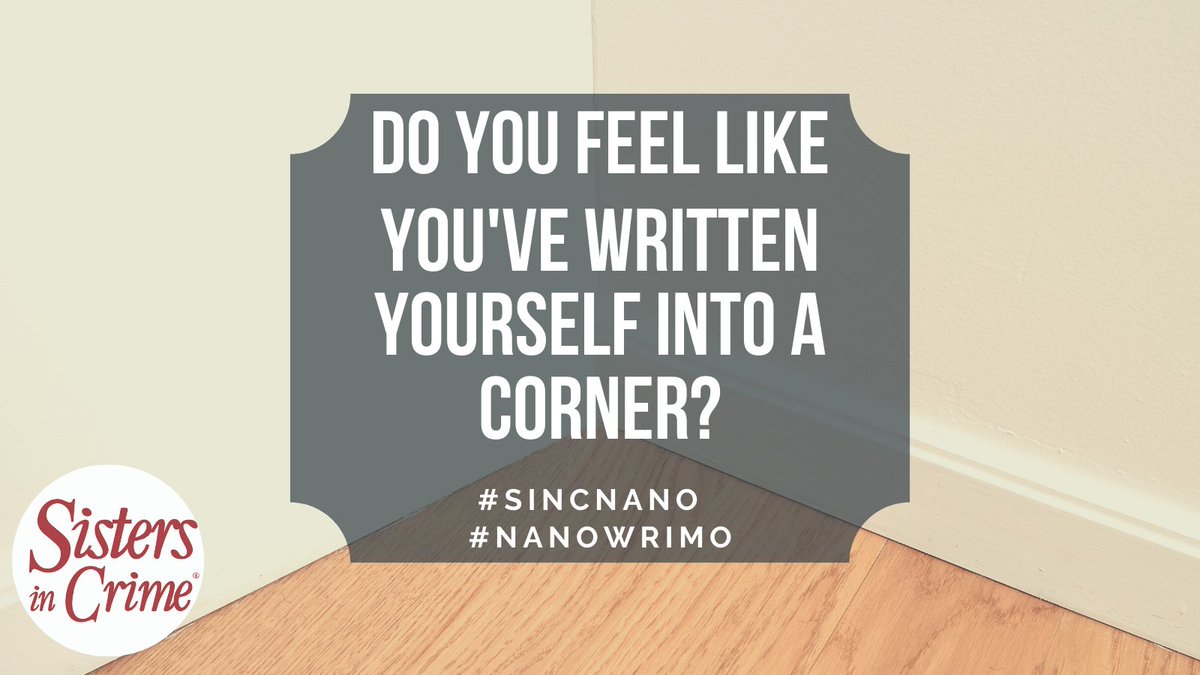 FEELING TRAPPED?

Do a sprint or a write-in and see if your fellow writers can help! And stay with #SinC for four daily write-ins, social media sprints, webinars and more!

We're getting there!

Info here:
sistersincrime.org/page/SinCNaNo23

#SinCNaNo #WritingCommunity #NaNoWriMo2023