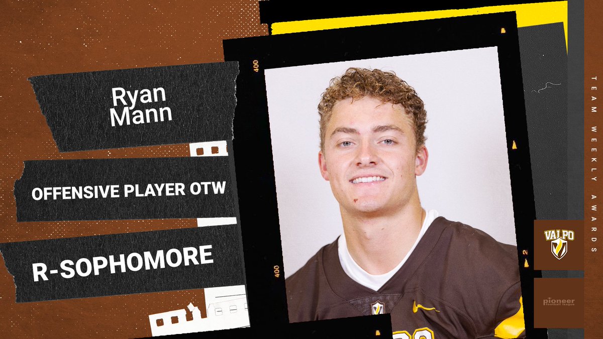 valpoufootball's tweet photo. 🥳 TEAM PLAYERS OF THE WEEK 🥳 

🏈 @MaxSamuel0, Special Teams 
🏈 Evan Annis, Defense 
🏈 @ryanmann0, Offense 
🔨 Kurt Kessen, Hammer Hit 

#GoValpo https://t.co/lXNYsdcRLf