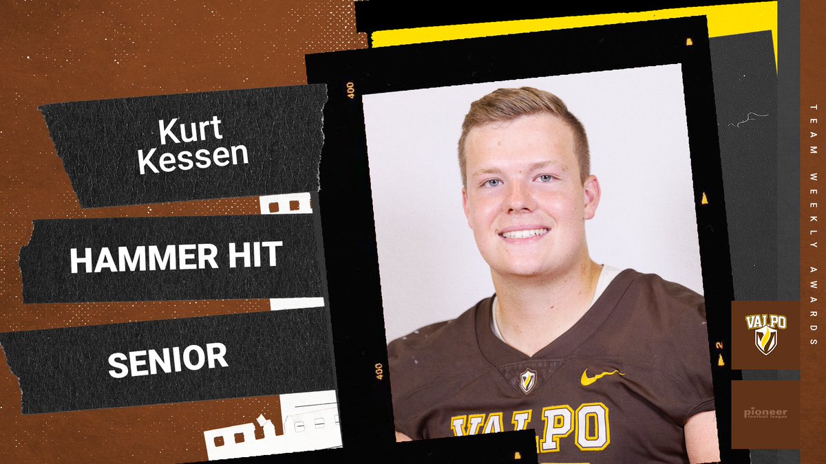 valpoufootball's tweet photo. 🥳 TEAM PLAYERS OF THE WEEK 🥳 

🏈 @MaxSamuel0, Special Teams 
🏈 Evan Annis, Defense 
🏈 @ryanmann0, Offense 
🔨 Kurt Kessen, Hammer Hit 

#GoValpo https://t.co/lXNYsdcRLf
