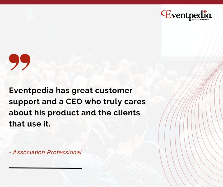 When you choose Eventpedia, you're not just getting a platform; you're getting a team that cares about your success. 🌟 Sign up for a quick demo: zurl.co/gwy8 

#assnchat #associations #eventtech #eventapp