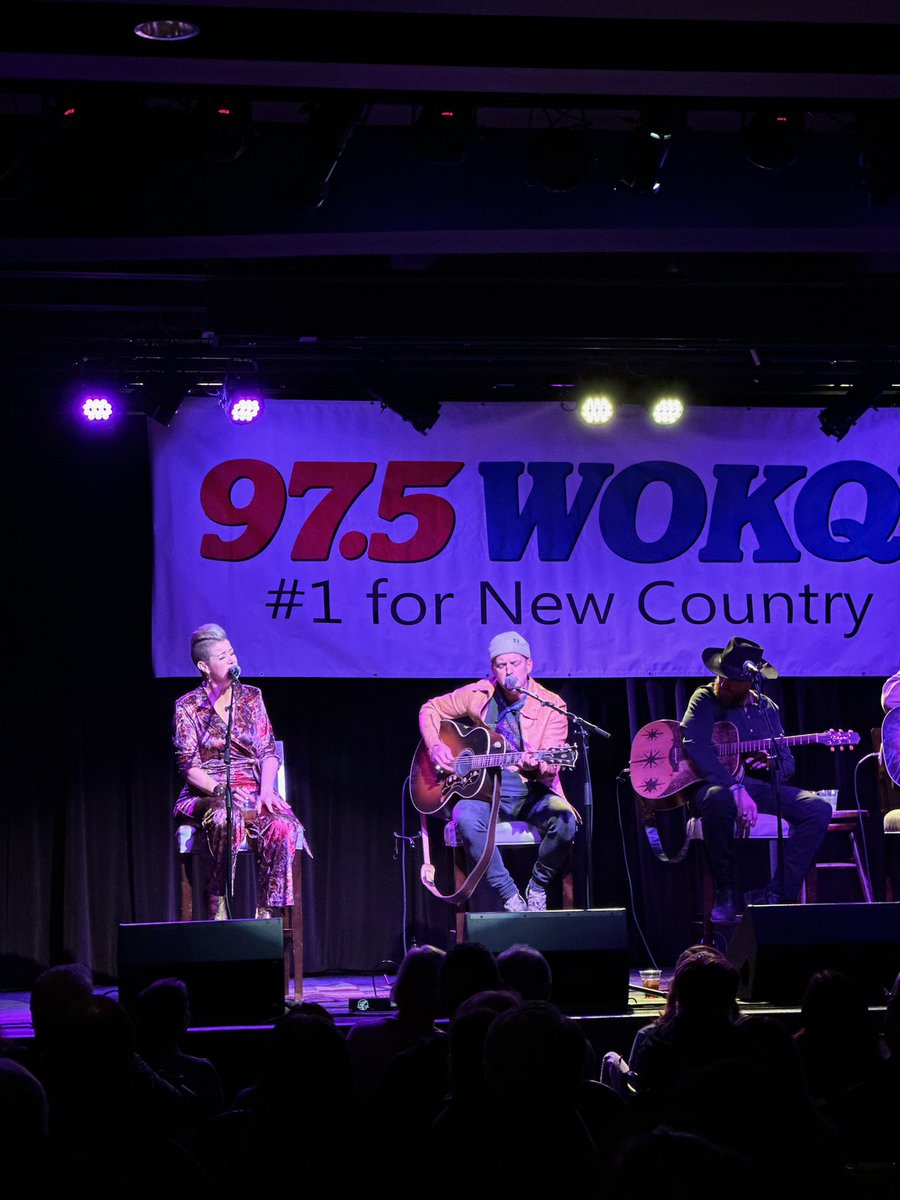 Had a blast with our friends at @WOKQ975 for Acoustic Country by the Sea 2023! Thanks for having us💙