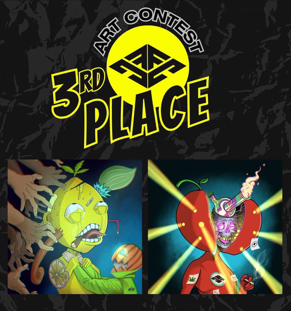 ForeverFreshCC's tweet image. FFCC Art Contest 3rd Place Winner
Prize: $100 USDC
Art by: @Ink_to_the_Soul