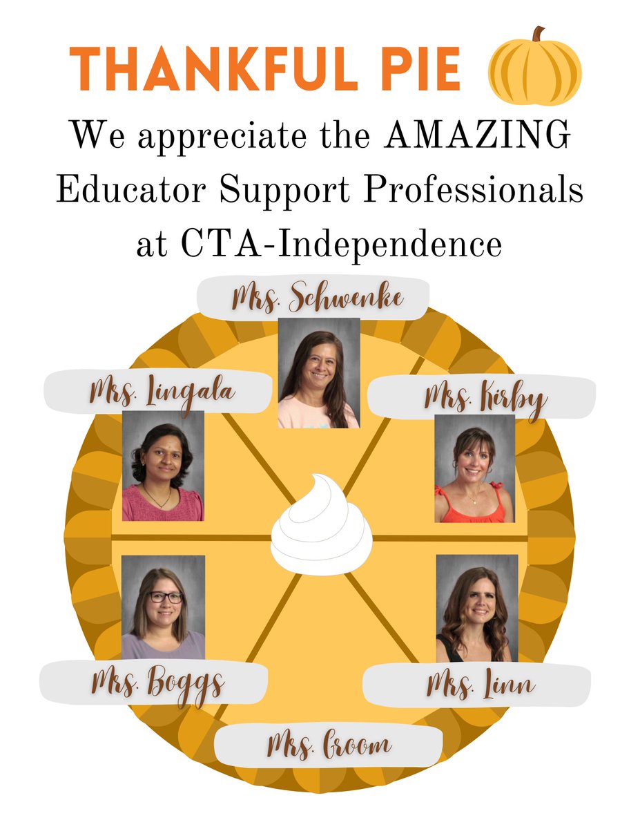 A huge thank you to these AMAZING women and the daily support they provide to our students and staff! You are simply the best! Thank you for all you do! Happy National Educational Support Professionals Day 🍰
