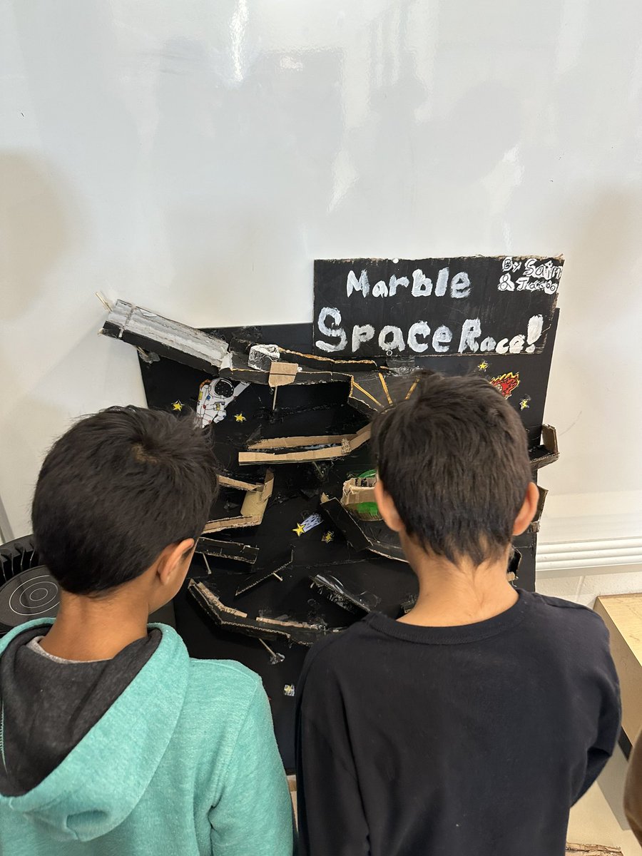 MsDellUnto's tweet photo. Yesterday we went to explore the grade 7s marble run stem task! We had so much fun! @DesmondHDSB https://t.co/VWXnD64QMt