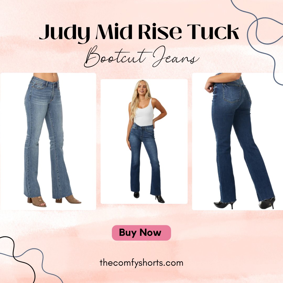 TheComfyShort's tweet image. Upgrade your denim game with our Judy Mid-Rise Tuck Bootcut Jeans from TheComfyShorts! 👖✨ These jeans aren't just denim; they're a stylish statement with the perfect blend of comfort and flair. 
Shop Now: thecomfyshorts.com/collections/al…
#BootcutJeans #TheComfyShorts #EverydayDenim