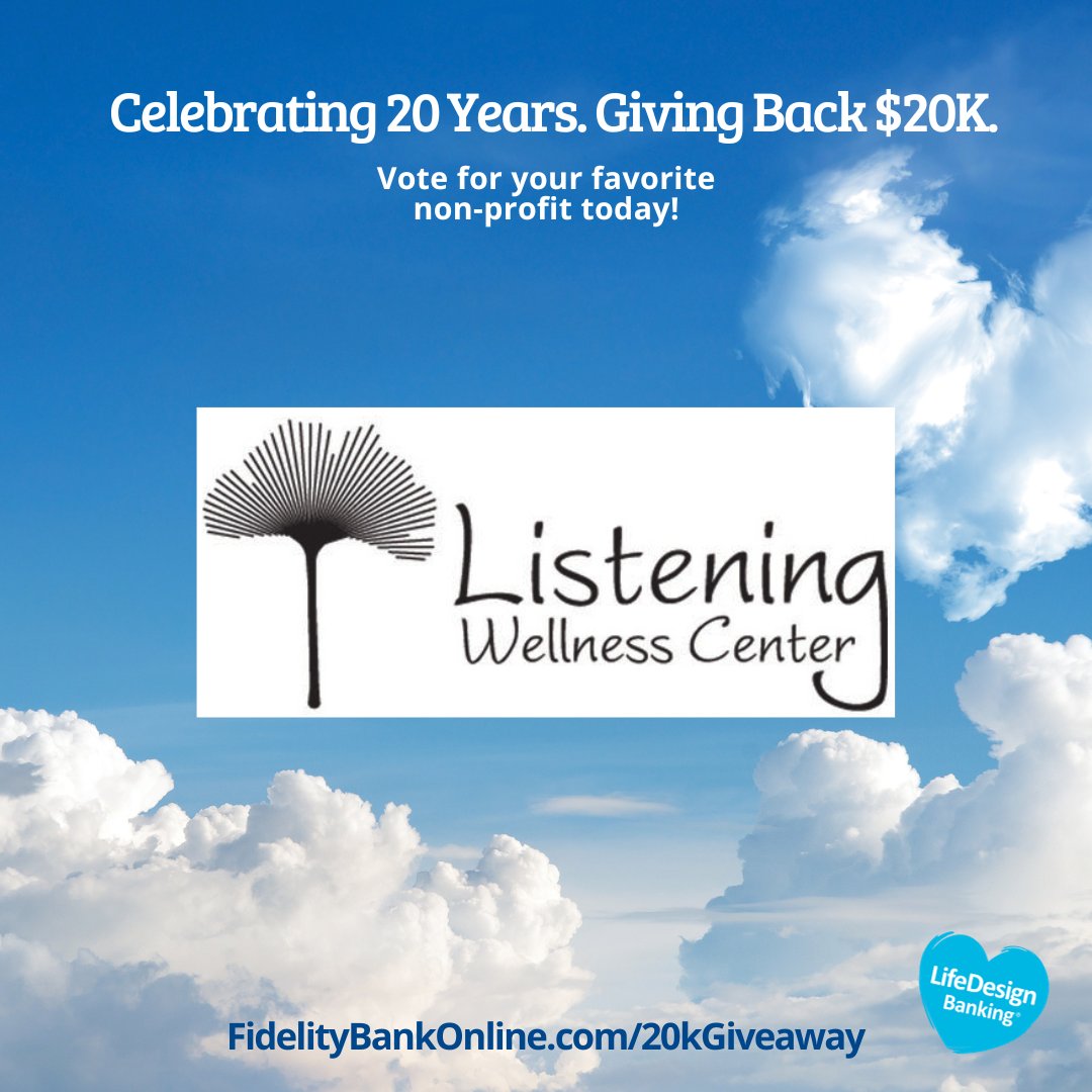 #20kGiveaway 💙 Meet our finalist: Listening Wellness Center - A non-profit community center for health, healing, and learning in Barre, MA. 

Your vote decides which finalists get a share of $20,000. Learn more and cast your vote by Nov 17, 2023: fidelitybankonline.com/20kgiveaway.