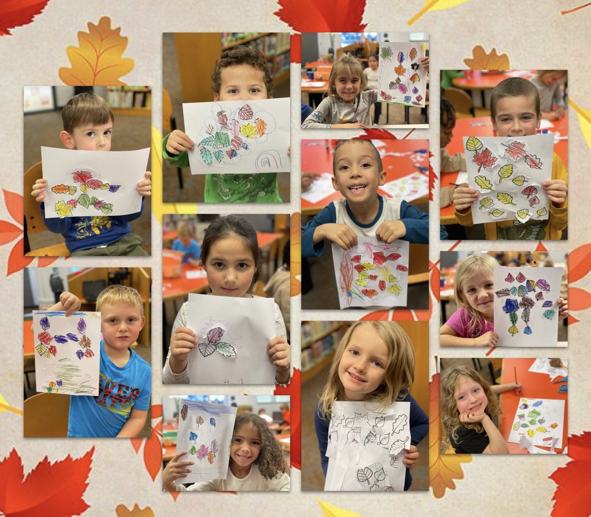 mrs_wuchenich's tweet photo. 🍂🍁 Exploring the world of ‘Red Leaf, Yellow Leaf’ and ‘Leaf Man’ ignited creativity in kindergarten. Our young explorers transformed leaves into vibrant masterpieces! 🍂 #HPSDawesome #HPSDLearns #STEAMeducation @Washington_Elm https://t.co/cILTQfItMP