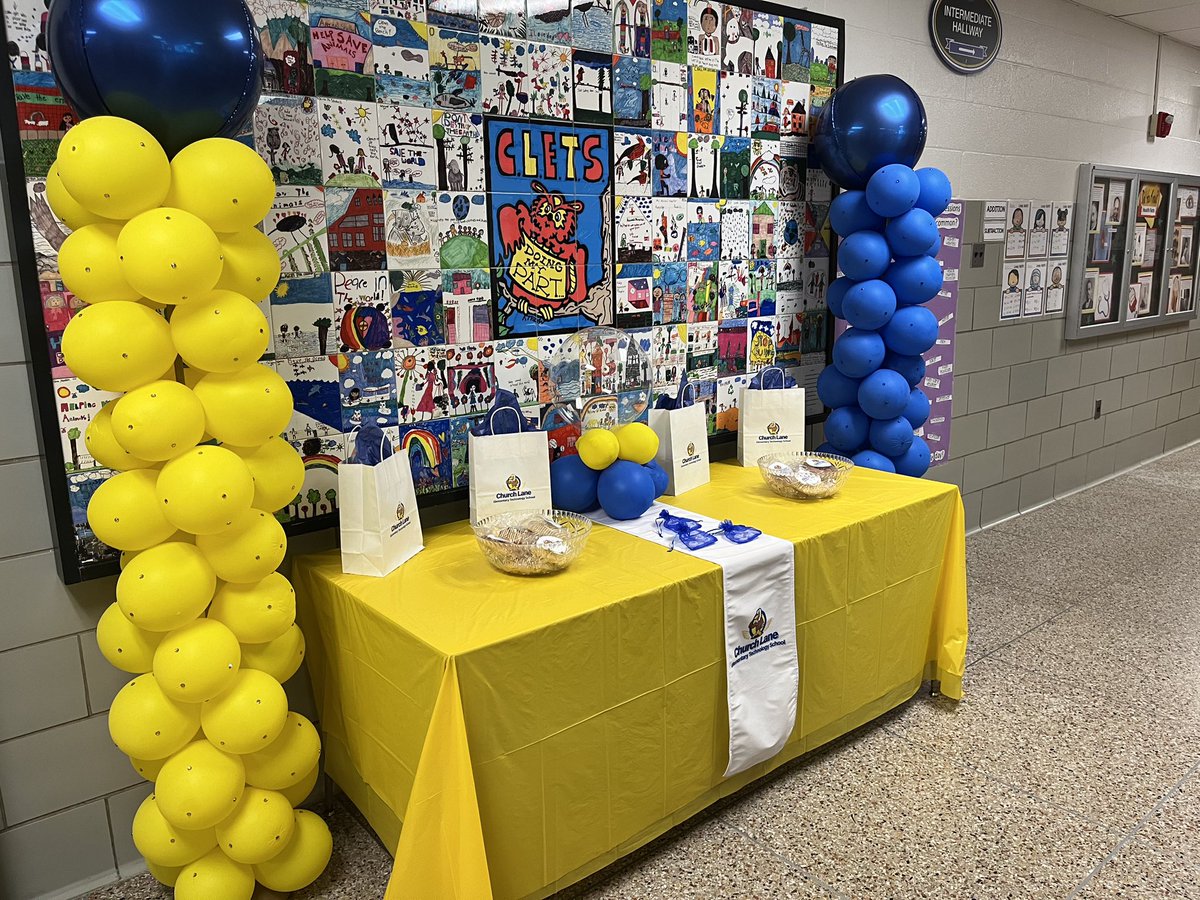 Happy American Education Week! <a href="/Church_Lane_ES/">Church Lane Elementary Technology</a> <a href="/CLETSPTA/">CHURCH LANE PTA</a> 💛💙🦅 #WeAreREEL