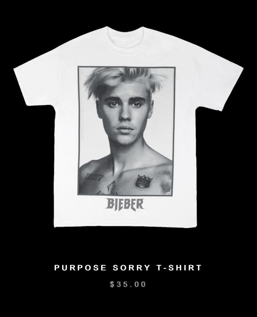 bieberguatex's tweet photo. 🛍️| Hay merch del purpose tour disponible en la página de Justin. 

📎: https://t.co/FIM2fBWyf1 https://t.co/W3gA9Tw37B
