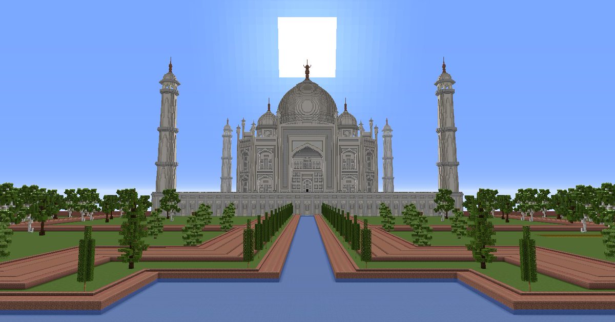 FreyaMC_'s tweet image. Taj Mahal 🇮🇳

#Minecraft #MinecraftLegends #Minecraftbuilds #MinecraftStoryMode #Minecraftfanart #Minecraftmod #minecraft建築コミュ #Minecraft軍事部 #India #tajmahalagra