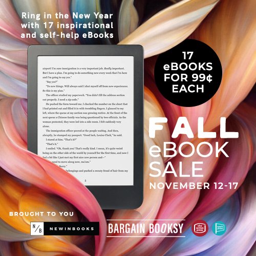 shewritespress (@shewritespress) on Twitter photo 📚 Get New Year/New You vibes for under $20 with 17 self-help and inspirational eBooks, each just .99! <a href="/BargainBooksy/">BargainBooksy</a> <a href="/NewInBooks/">NewInBooks</a> #indieauthors
Only one more day to shop this sale!
newinbooks.com/the-0-99-ebook… 📚 Get New Year/New You vibes for under $20 with 17 self-help and inspirational eBooks, each just .99! <a href="/BargainBooksy/">BargainBooksy</a> <a href="/NewInBooks/">NewInBooks</a> #indieauthors
Only one more day to shop this sale!
newinbooks.com/the-0-99-ebook…