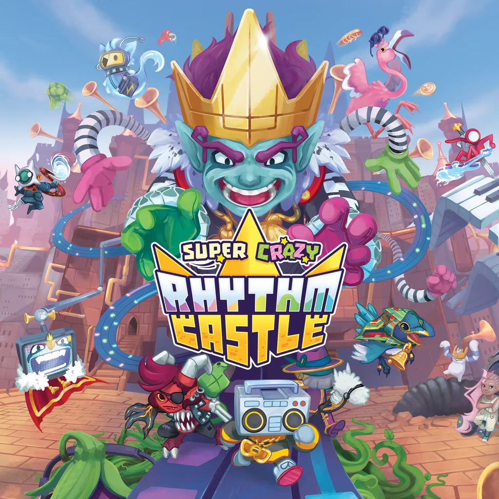 Got the whole family playing SUPER CRAZY RHYTHM CASTLE! Thank you <a href="/Konami/">Konami</a>! This is all we’re gonna be playing during the holiday season