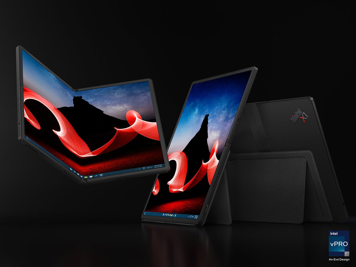 I made the first mockup of a foldable probably 10 years ago. It was cardboard, designed to be carried around to see how the size would work, so I could act like I was using it.

At the time, we knew there was no way to make it real. Now look where we are. #ThinkPadThursday