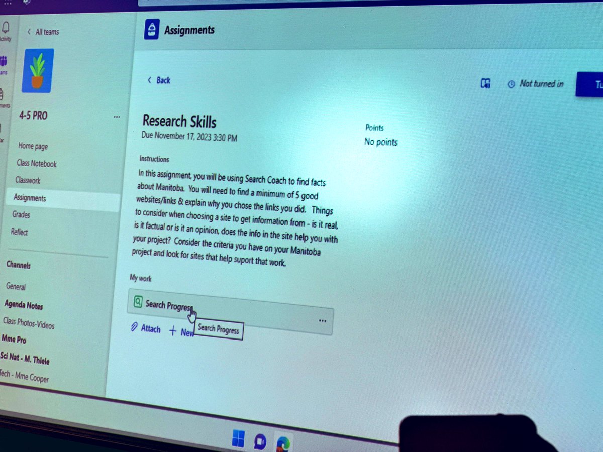 Jaycooper8's tweet image. @EcoleMacneill Gr 4/5 classes honed their research skills with a #SearchProgress assignment. Learning what’s factual &amp;amp; up-to-date vs opinion. Safe &amp;amp; targeted searches with #SearchCoach! #mvsd_mb @MicrosoftEDU