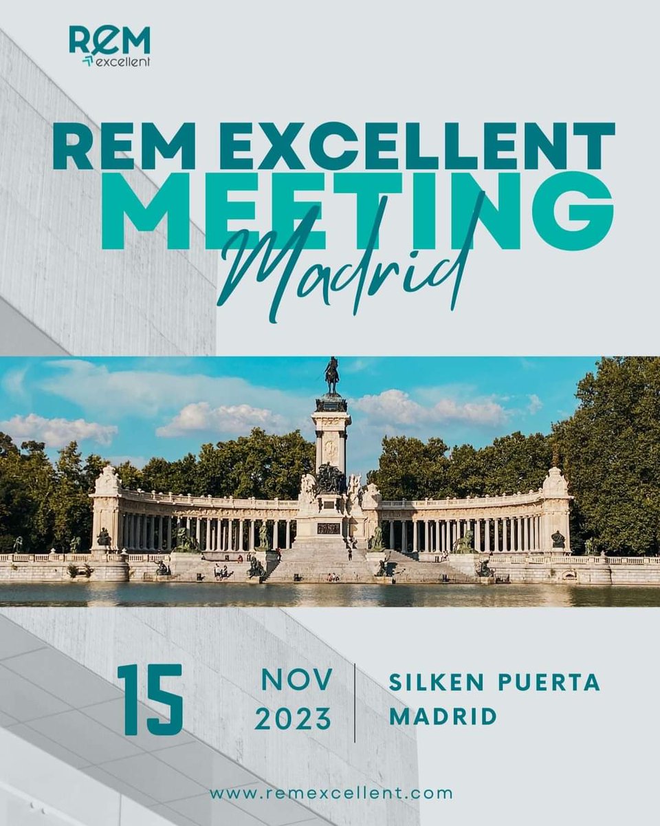 rakkelrg's tweet photo. Meeting REM Excellent.

Todo preparado para el encuentro presencial de gerentes REM Excellent. https://t.co/9oQ3EJZu8t