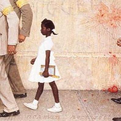 j11hov's tweet image. #OTD in 1960, little 6 year old black girl called #RubyBridges became the first child to go to William Frantz Elementary School, an all white school in New Orleans, Louisiana USA. 

#TheProblemWeAllLiveWith #KnowledgeIsPower