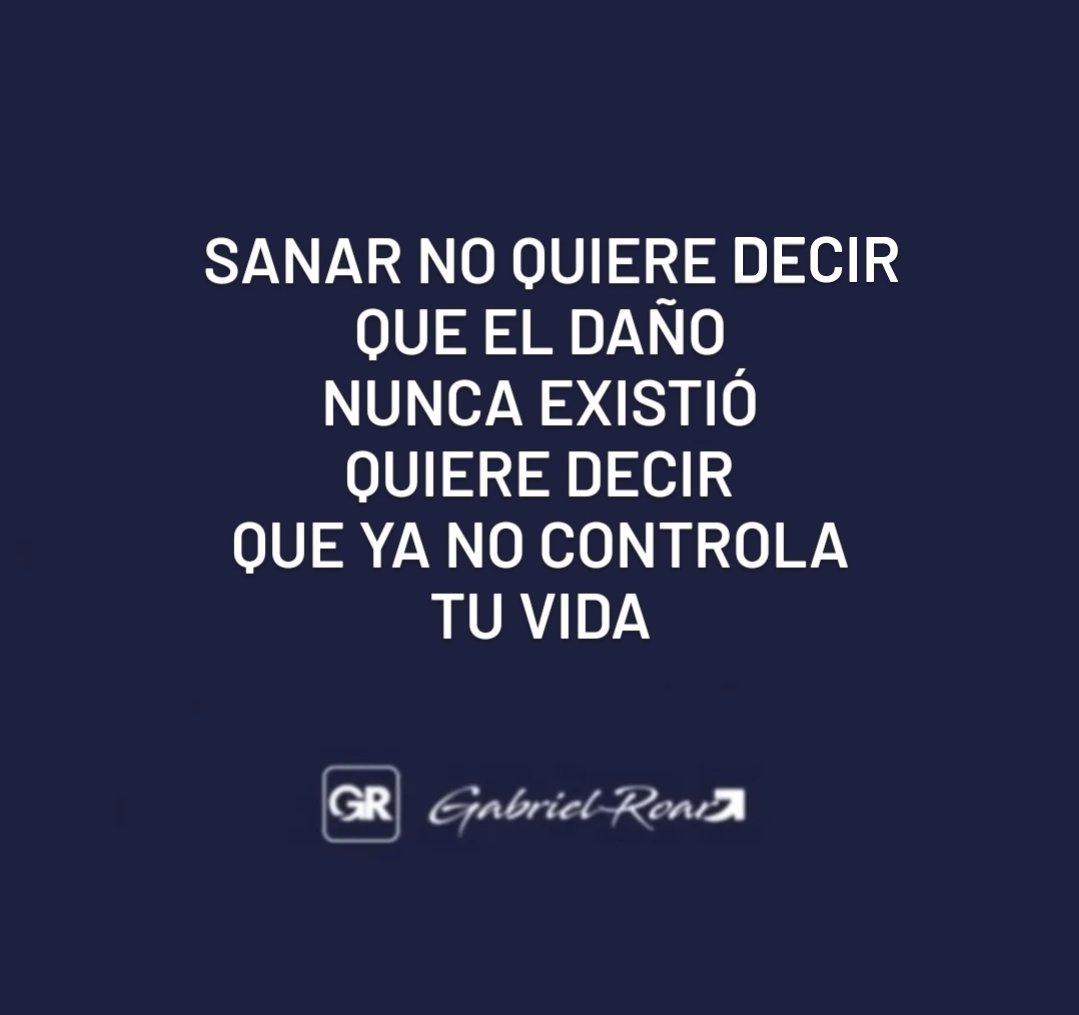 Sanar es trascender la herida y conservar sólo el aprendizaje.

#sisepuede #Bendiciones 

#GabrierlRoar #mindfulness #bodyfulness #hábitos #cambiar #cambio #cambioparadigma #creenciaslimitantes #creencias #posibilidades #creer #crear #amor #amorsano #amorpropio
