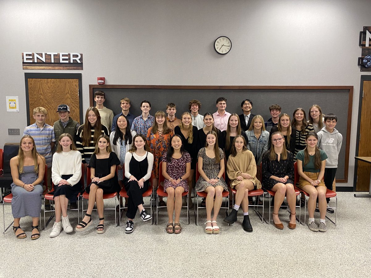 PlymouthHS_XCTF's tweet image. Banquet/Award Night! 

MVP - Sophie and Ethan 
Most improved - Rylee and Freddy 
Coach’s Award - Addie and Coby
Academic All-State - Cassidy, Addie, Rowynn, and Joy.
Captains - Cassidy and Coby

Thanks for another wonderful season!!